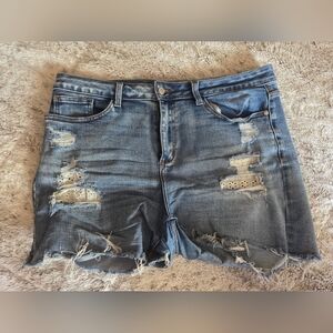 Judy Blue Distressed Denim Women Shorts